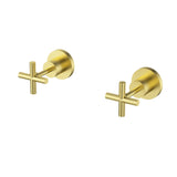 Cross Wall Top Assemblies (Brushed Gold)