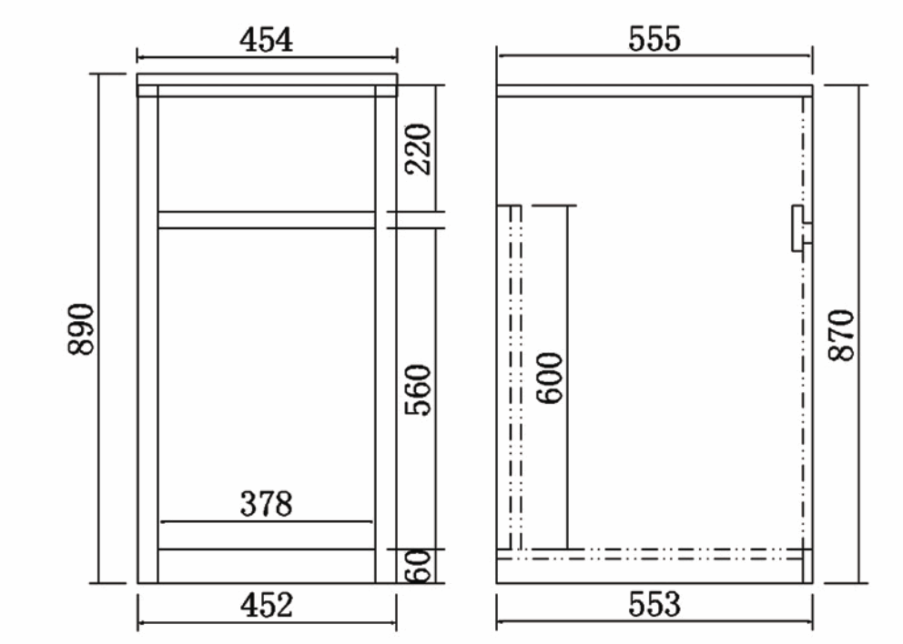 30l-laundry-tub-and-cabinet-454mm-x-555mm-x-890mm