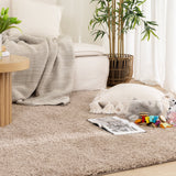 Lune Shaggy Taupe Rug
