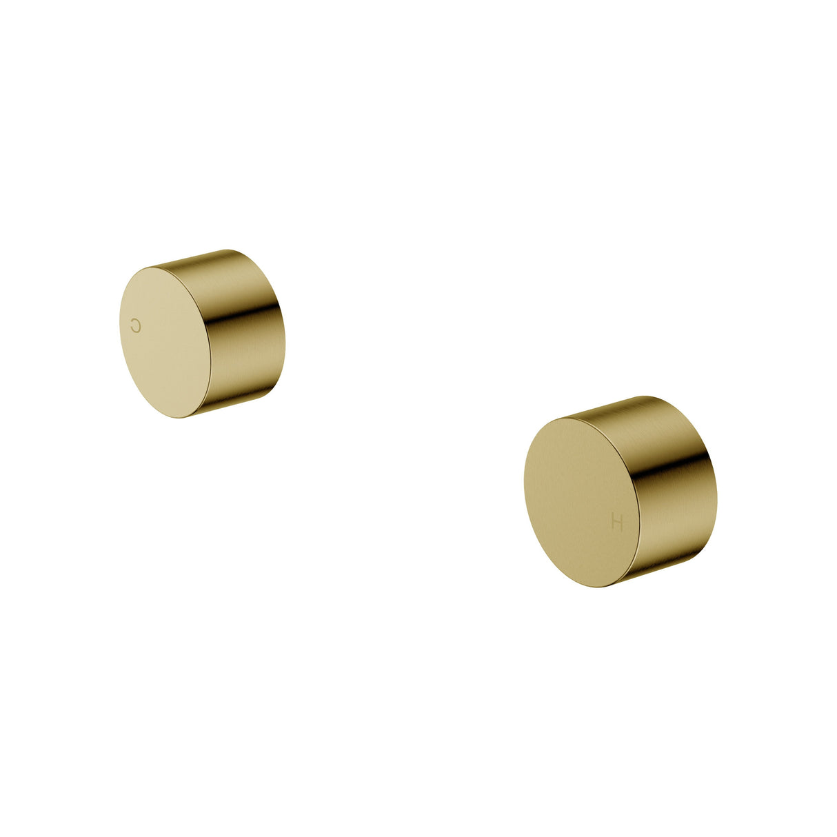 Tana 1/4 turn C/D Wall Top Assembly - Brushed Gold