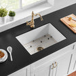 POS Camden Gloss White Fireclay Undermount Kitchen Sink 810x480x254mm