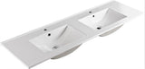Harrington Floor PVC Cabinet Vanity 1500mm (Single Bowl/Double Bowl) (Matte White)