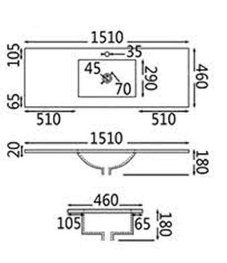 POS_Ceramic_Top_1500_single_bowl Drawing