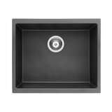 POS Quartz Undermount Kitchen Single Sink 543x457x250 (Matte Black)