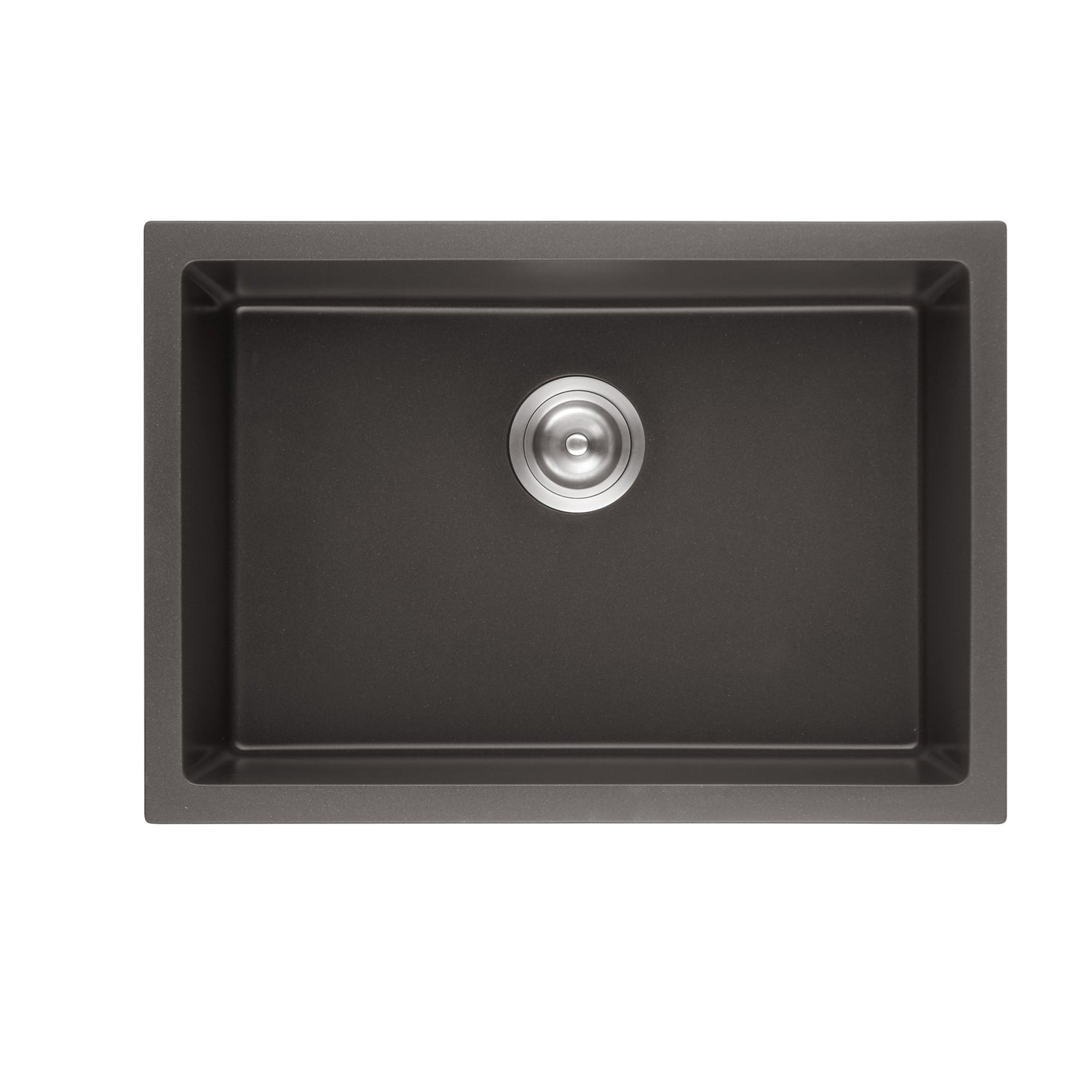 POS Quartz Undermount Kitchen Single Sink 660x460x225 (Matte Black)