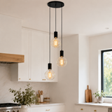 Pendant Light POZUETA 63N Steel Black