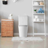 Pani Rimless Back To Wall Toilet Suite (Gloss White/ Matte Black)
