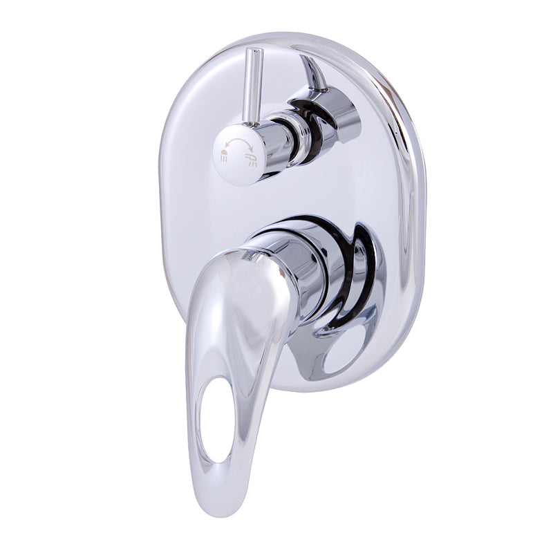 Mina Wall Mixer With Diverter (Chrome)