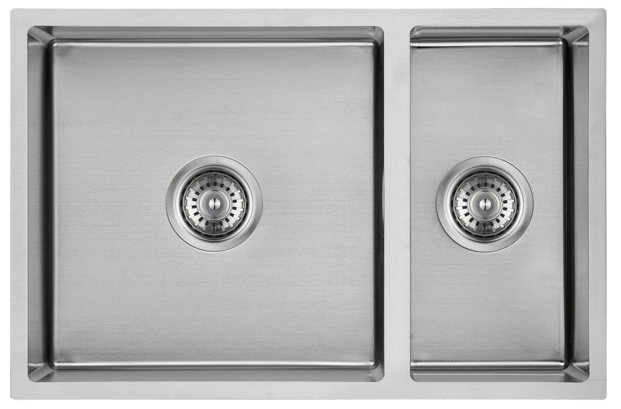 New Cora Above / Undermount Sink 670 x 440 x 200mm (Chrome)