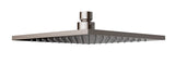 Eden Square Overhead Shower 200mm - Brushed Nickel