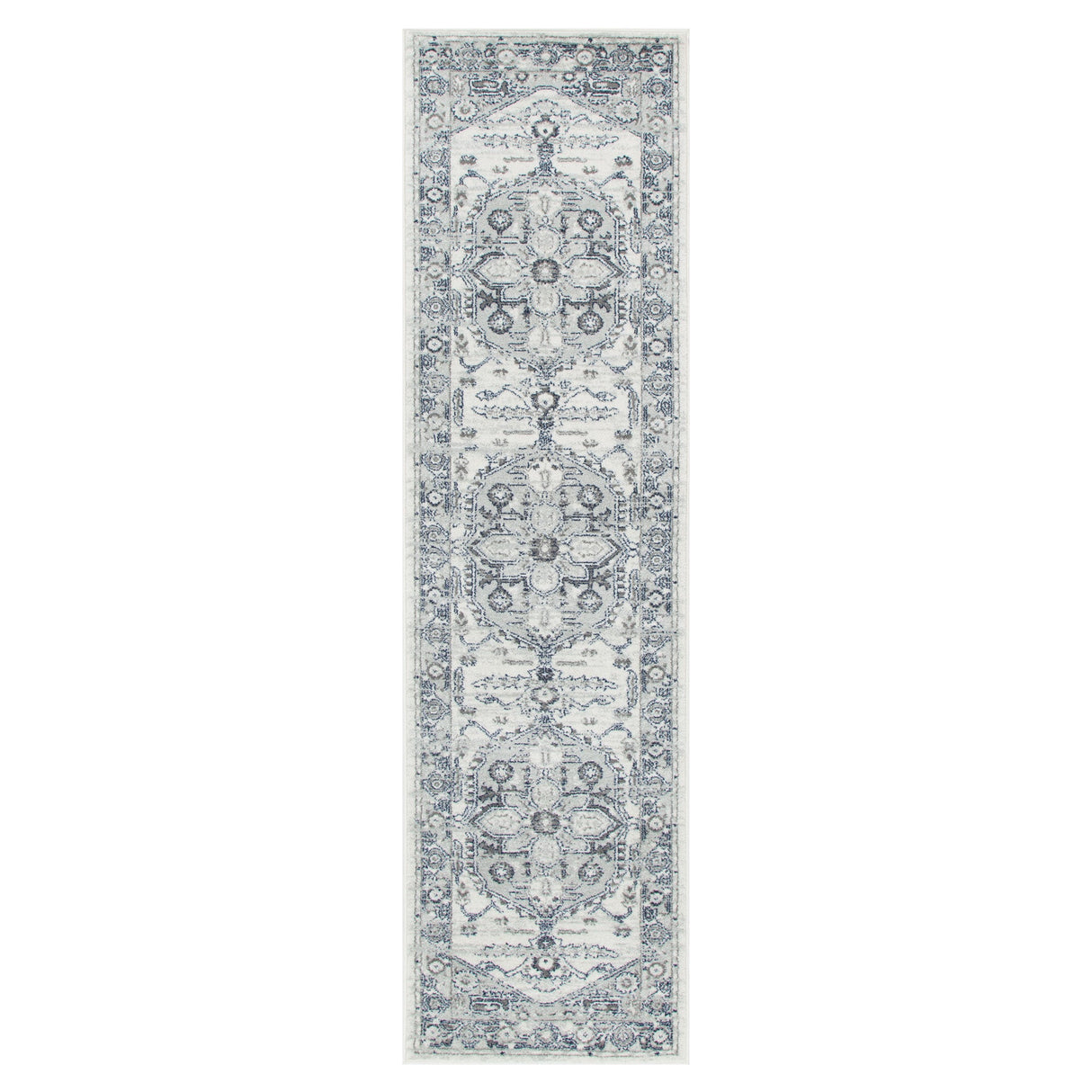 Provence Gaul Traditional Grey & Cream Rug