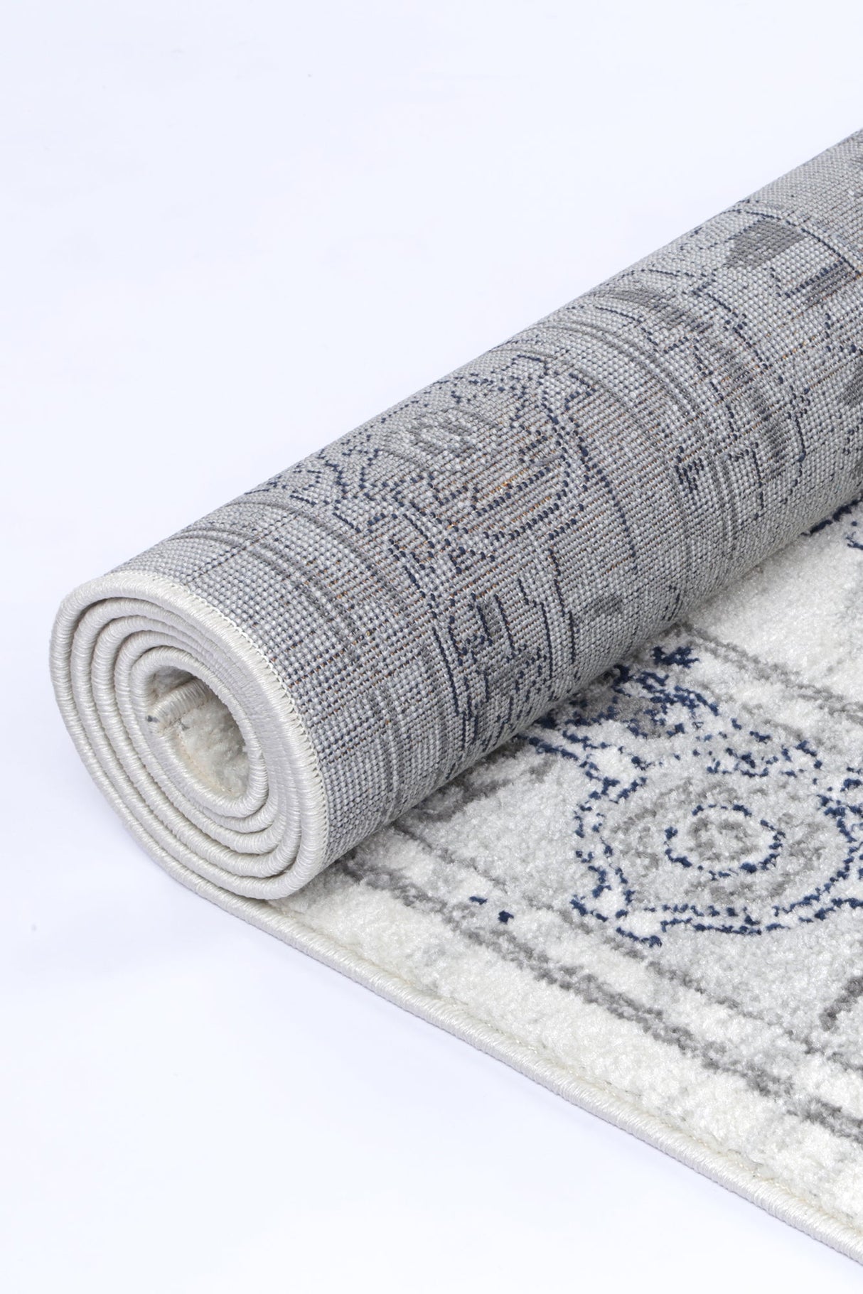 Provence Gaul Traditional Grey & Cream Rug