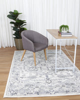 Provence Gaul Traditional Grey & Cream Rug