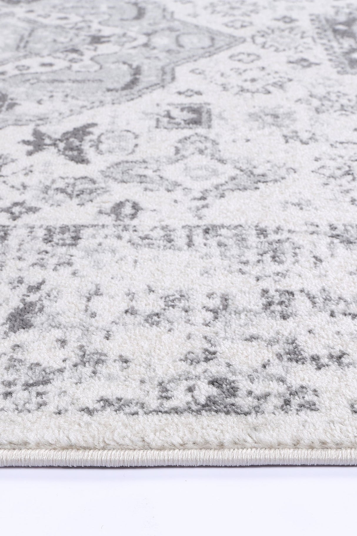 Provence Trellis Cream & Light Grey Rug - PROV10