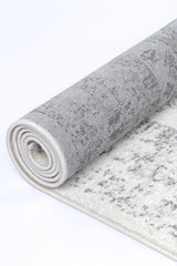 Provence Trellis Cream & Light Grey Rug - PROV10