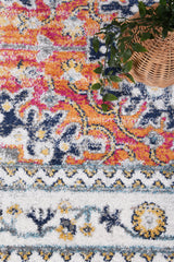 Provence Pagnol Rust Multi Traditional Rug - PROV20