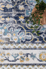Provence Ventoux Navy Multi Traditional Rug - PROV21