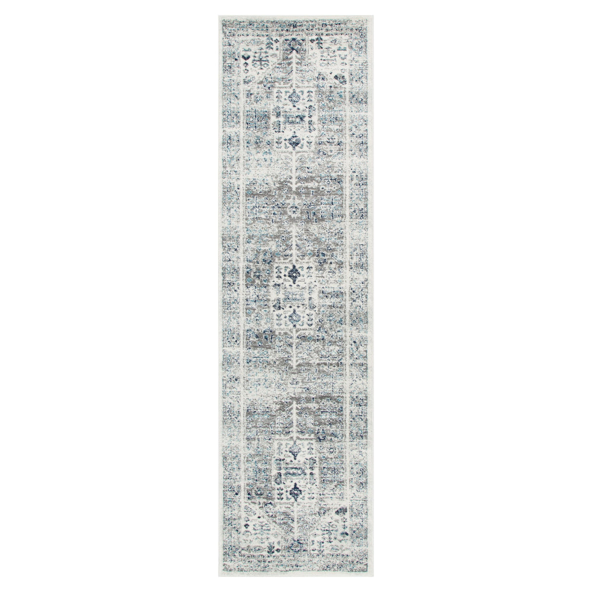 Provence Celts Cream Blue Traditional Rug - PROV14