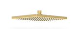 Rosa Square Overhead Shower 200mm - Brushed Gold