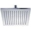 Rosa Square Overhead Shower 200mm - Chrome
