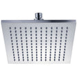 Rosa Square Overhead Shower 200mm - Chrome