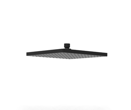 Rosa Square Overhead Shower 254mm - Matte Black