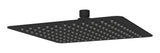 Nova Square Overhead Shower 250mm - Matte Black