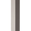 Square Vertical Shower Arm 310mm - Brushed Nickel