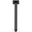 Square Vertical Shower Arm 310mm - Matte Black