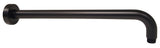 Round Horizontal Shower Arm - Matte Black