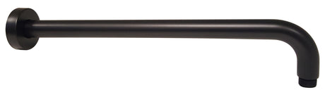 Round Horizontal Shower Arm - Matte Black
