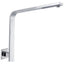 Rectangle Curved Shower Arm - Chrome