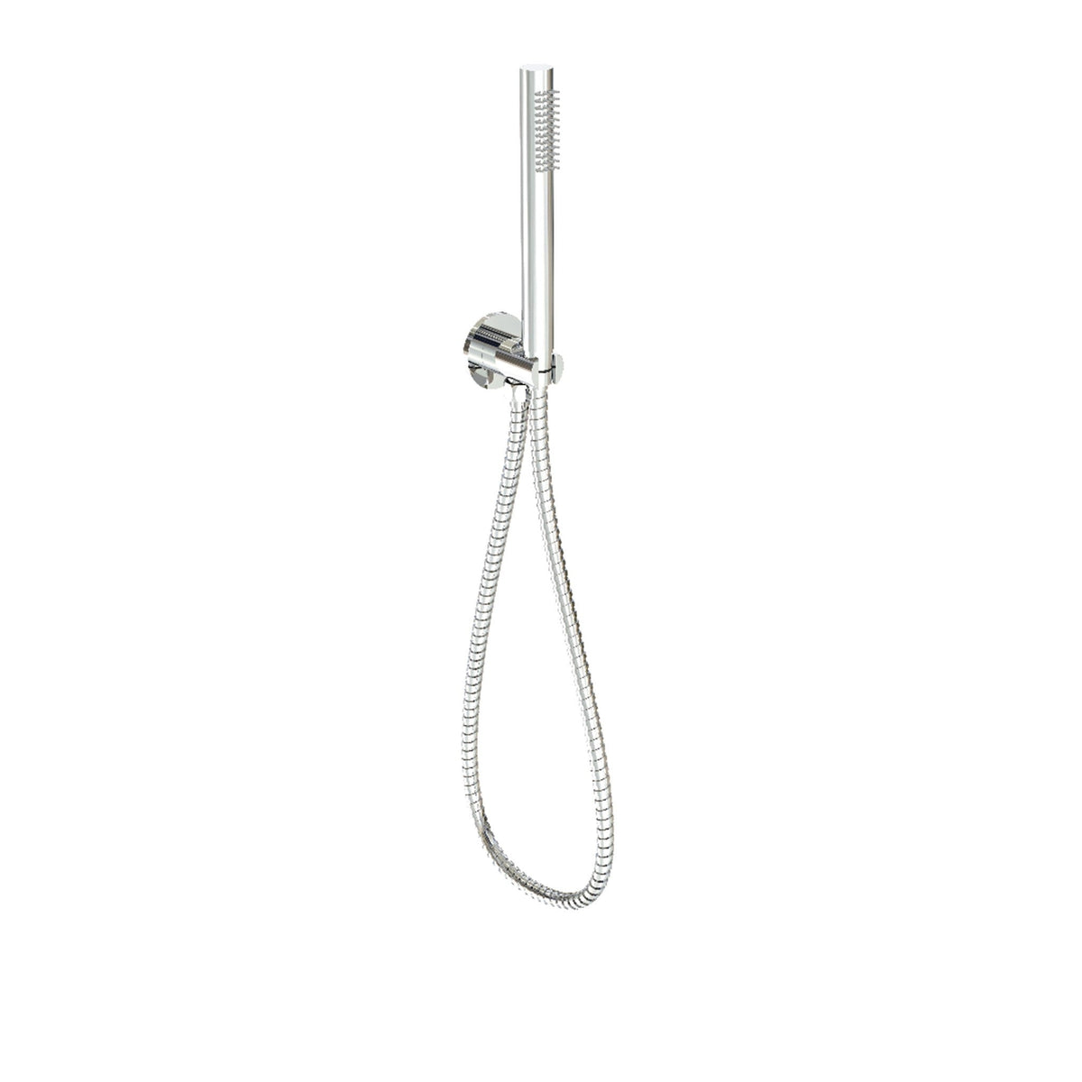 Tube Hand Shower On Wall Outlet Bracket (Chrome)