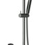 Cora Round Sliding Shower Set - Brushed Gun Metal