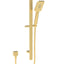 Eden Square Sliding Shower Set - Brushed Gold