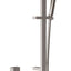 Eden Square Sliding Shower Set - Brushed Nickel