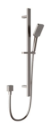 Eden Square Sliding Shower Set - Brushed Nickel