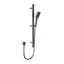 Eden Square Sliding Shower Set - Brushed Gun Metal