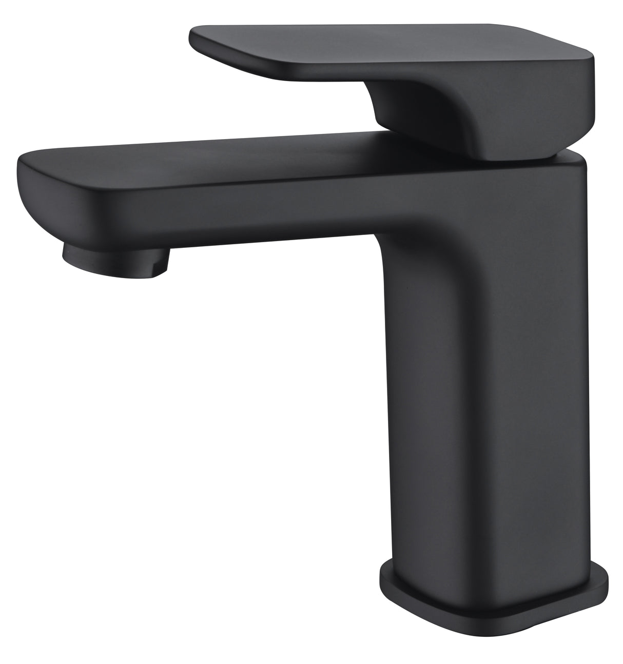 Eden Soft Square Basin Mixer - Matte Black