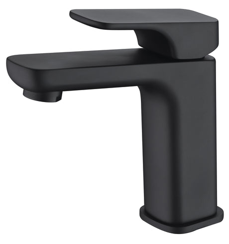 Eden Soft Square Basin Mixer - Matte Black