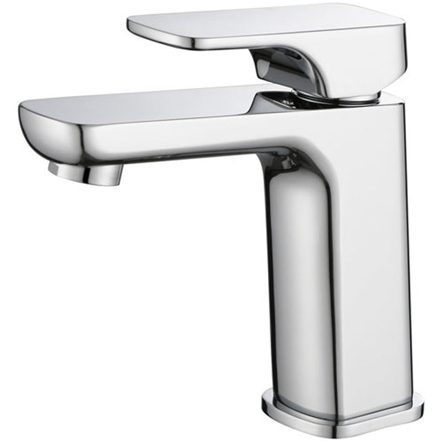 Eden Soft Square Basin Mixer - Chrome