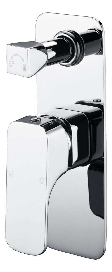 Eden Wall Mixer with Diverter - Chrome