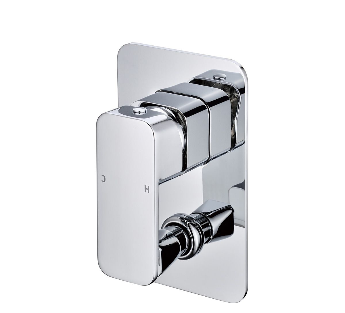 Nova Wall Mixer with Bottom Diverter (Chrome)
