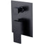 Rosa Wall Mixer With Diverter - Matte Black