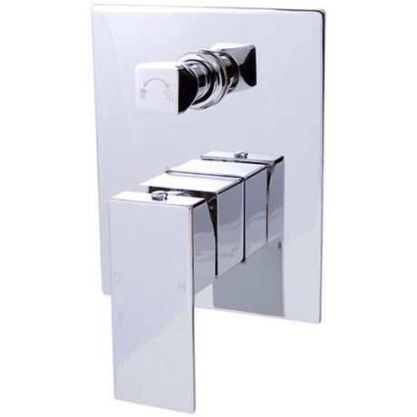Rosa Wall Mixer With Diverter - Chrome