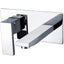 Rosa Wall Basin Mixer - Chrome