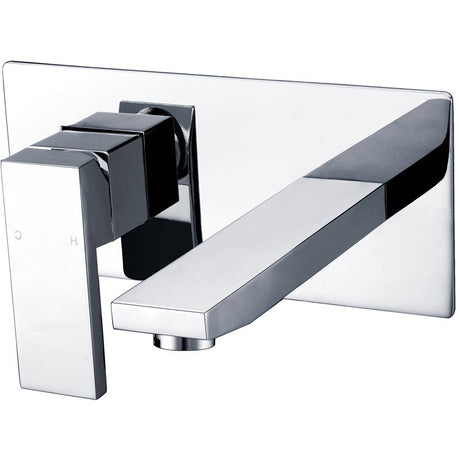 Rosa Wall Basin Mixer - Chrome