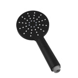 PAVIA Twin Shower On Rail Top Inlet Round (250mm) - Matte Black