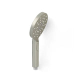 PAVIA Twin Shower On Rail Top Inlet Round (250mm) - Brushed Nickel