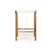 Paloma Leather Saddle Stool - Whitley